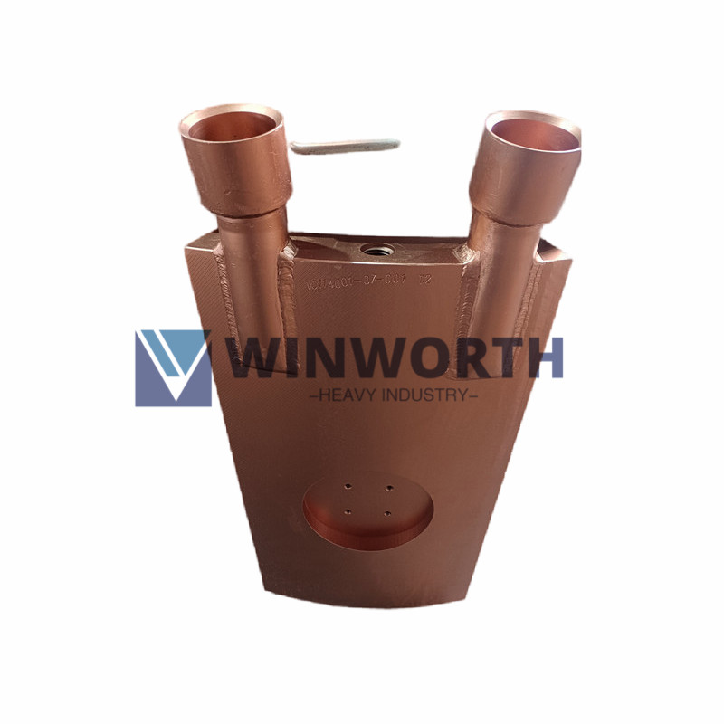 Copper contact shoes for SAF Furnace