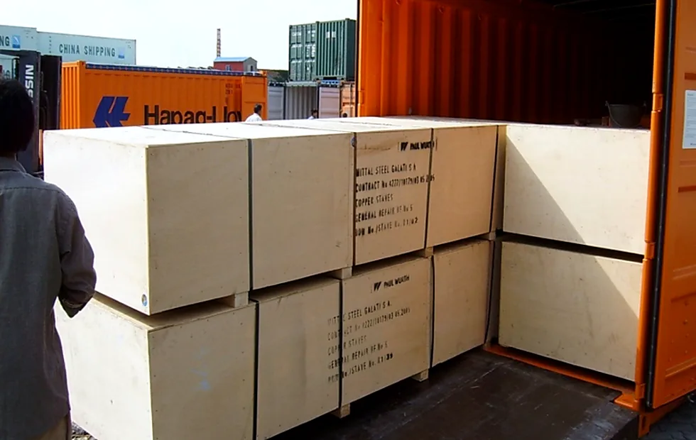 Export wooden case packaging