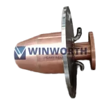 Copper cooling water jacket