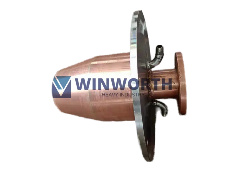 Copper cooling water jacket